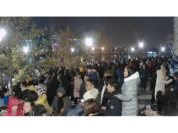 大渔湾风情商业街音乐喷泉来了！